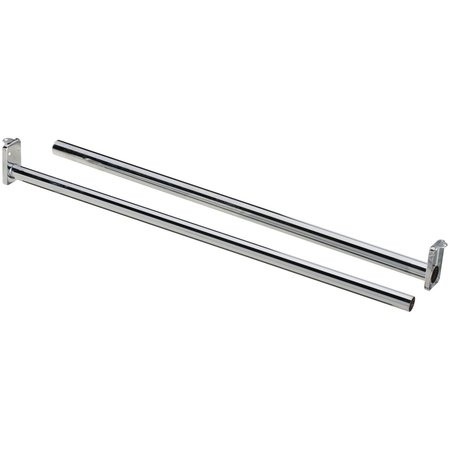 NATIONAL HARDWARE 30 in. L Adjustable Bright Steel Closet Rod N338-301